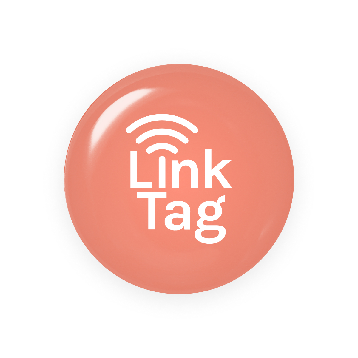 LinkTag Orange/Pink Sticker